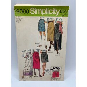 Simplicity Misses Skirts Sewing Pattern sz 12 9099 - uncut